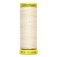 10 Нить Linen 30/50 м крученая для ручного шитья, 100% лен Gutermann 744573