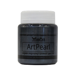 Краска акриловая ArtPearl, графит, 80мл Wizzart