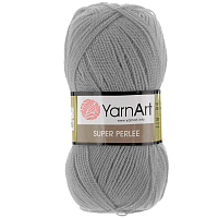 Пряжа YarnArt 'Super Perlee' 100гр 400м (100% акрил) (804 светло-серый)