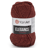 Пряжа YarnArt 'Elegance' 50гр 130м (88% хлопок, 12% металлик) (122 красный)