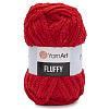 Пряжа YarnArt 'Fluffy' 150гр 70м (100% микрополиэстер) 723 красный