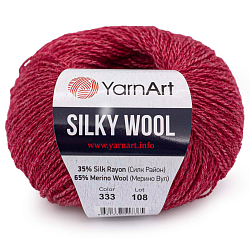 Пряжа YarnArt 'Silky Wool' 25гр 190м (35% шелковая вискоза, 65% шерсть мериноса)