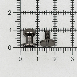 67896 Винт кобурный d-7,5мм металл, черный никель BIG