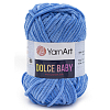 Пряжа YarnArt 'Dolce Baby' 50гр 85м (100% микрополиэстер) 777 синий