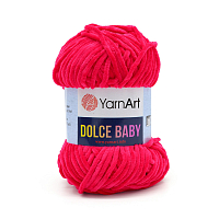 Пряжа YarnArt 'Dolce Baby' 50гр 85м (100% микрополиэстер) (759 ярко-розовый)