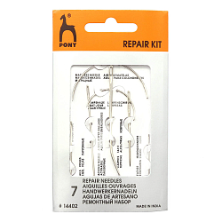 14402 Иглы ручные для шитья и ремонта Repair Kit, 7шт, PONY