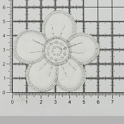 29360 Термоаппликация 'Цветок', 60*60мм упак/10 шт