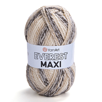 Пряжа YarnArt 'Everest Maxi' 200гр 134м (30% шерсть, 70% акрил) (8022 меланж)