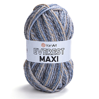 Пряжа YarnArt 'Everest Maxi' 200гр 134м (30% шерсть, 70% акрил) (8023 меланж)
