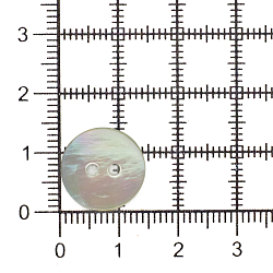 CN S002 Пуговица 22L (14мм) 2 прокола, ракушка