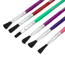 DV-10510 Набор кистей, синтетика, цветные ручки, 6 шт/уп, Darvish