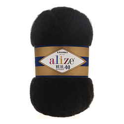 Пряжа ALIZE 'Angora real 40' 100 гр. 430м (40% шерсть, 60% акрил)