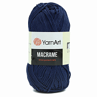 Пряжа YarnArt 'Macrame' 90гр 130м (100% полиэстер) (162 фиолетовый джинс)