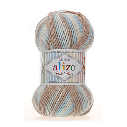 Пряжа Alize 'Baby Best Batik' 100г 240м (10% бамбук, 90% акрил) с эффектом АНТИПИЛЛИНГ