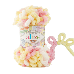 Пряжа Alize 'Puffy Color' 100г 9м (100% микрополиэстер)