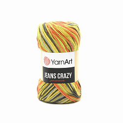 Пряжа YarnArt 'Jeans Crazy' 50гр 160м (55% хлопок, 45% полиакрил)