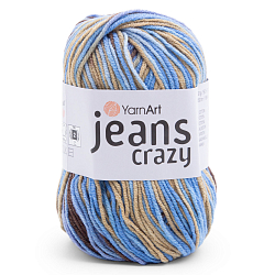 Пряжа YarnArt 'Jeans Crazy' 50гр 160м (55% хлопок, 45% полиакрил)