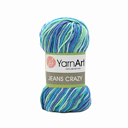 Пряжа YarnArt 'Jeans Crazy' 50гр 160м (55% хлопок, 45% полиакрил)