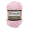 Пряжа YarnArt 'Velour' 100г 170м (100% микрополиэстер) 854 св-розовый