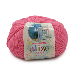 Пряжа ALIZE 'Baby wool' 50гр. 175м. (20% бамбук, 40% шерсть, 40% акрил) ТУ