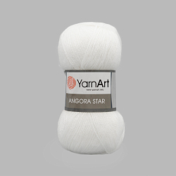 Пряжа YarnArt 'Angora Star' 100гр 500м (20% тонкая шерсть, 80% акрил)