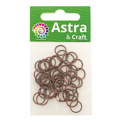 4AR247/248/249 Кольцо соединительное 0,9*10мм, 50шт/упак, Astra&Craft