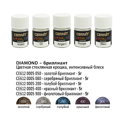 CE6120005 Мика-порошок (слюда) Diamond/бриллиантовый 'SPARKLING POWDER' 5гр. Cernit