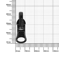 818 Слайдер A/L для витой молнии Т5 реверсивный, черный