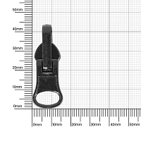 818 Слайдер A/L для витой молнии Т8 реверсивный, черный