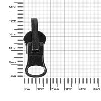 818 Слайдер A/L для витой молнии Т10 реверсивный, черный