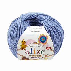 Пряжа Alize 'Cotton Gold Hobby NEW' 50г 165м (55% хлопок, 45% акрил)