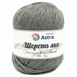 Пряжа Astra Premium 'Шерсть яка' (Yak wool) 100гр 120м (+/-5%) (25%шерсть яка, 50%шерсть, 25%фибра)