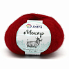 Пряжа Astra Premium 'Мохер' (Mohair) 25гр 190м (+/-5%) (50% кид мохер, 50% акрил) 12 красный